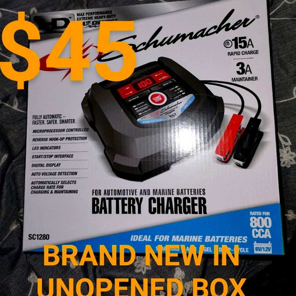 Battery charger and a jumper